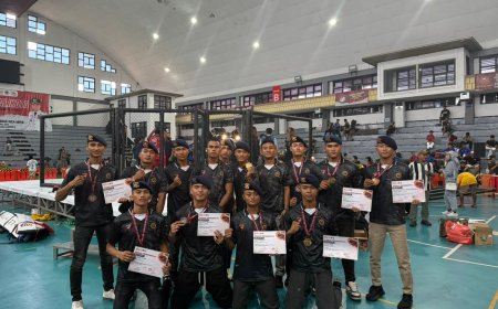 Brimob Polda Jatim Sabet 4 Emas Kejurprov MMA Surabaya