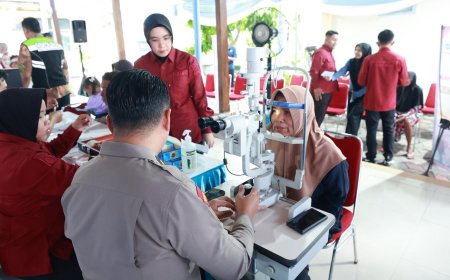 Polri Untuk Masyarakat : Polda Jatim Gelar Baksos dan Bakkes untuk Ribuan Warga di Nganjuk
