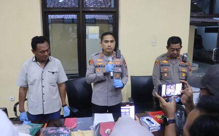 Polres Pacitan Amankan Komplotan Pencuri Kotak Amal di 7 Masjid