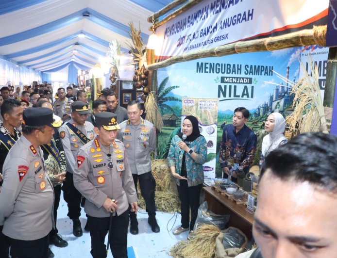 UMKM Binaan Polres Gresik Olah Limbah Pertanian Tembus Pasar Mancanegara